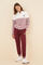 Womensecret Pantalón 100% algodón Harry Potter carmín púrpura