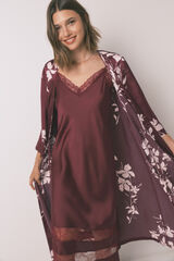 Womensecret Bata bata floral color bata estampado