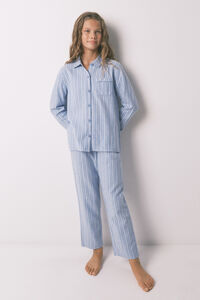 Women'secret Camisa infantil de rayas , 100 % algodón