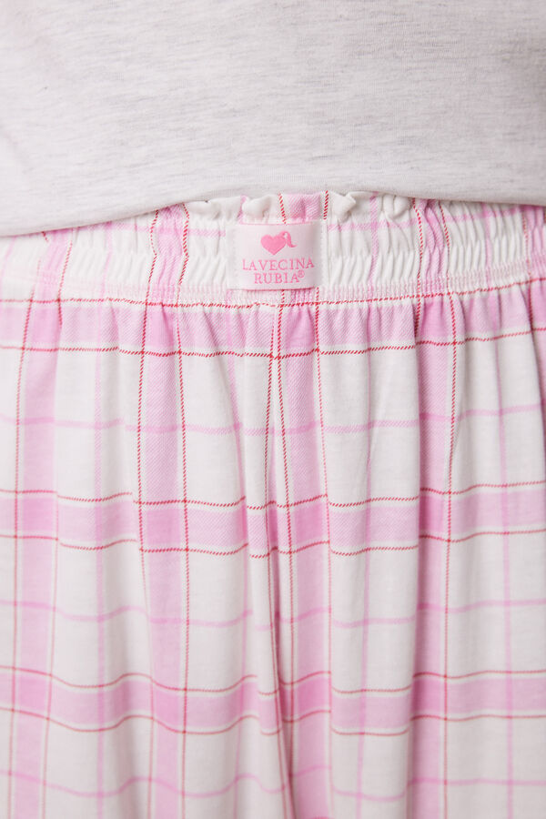 Womensecret Pijama 100% algodón La Vecina Rubia gris