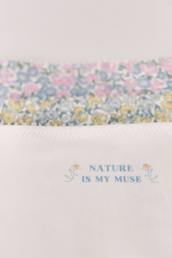 Women'secret Pack de 3 panties brasile&ntilde;os de algod&oacute;n estampado de flores estampado