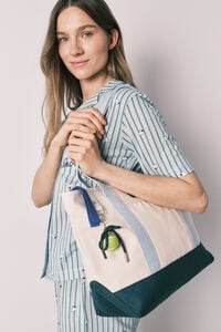 Women'secret Bolsa tote Snoopy de algod&oacute;n