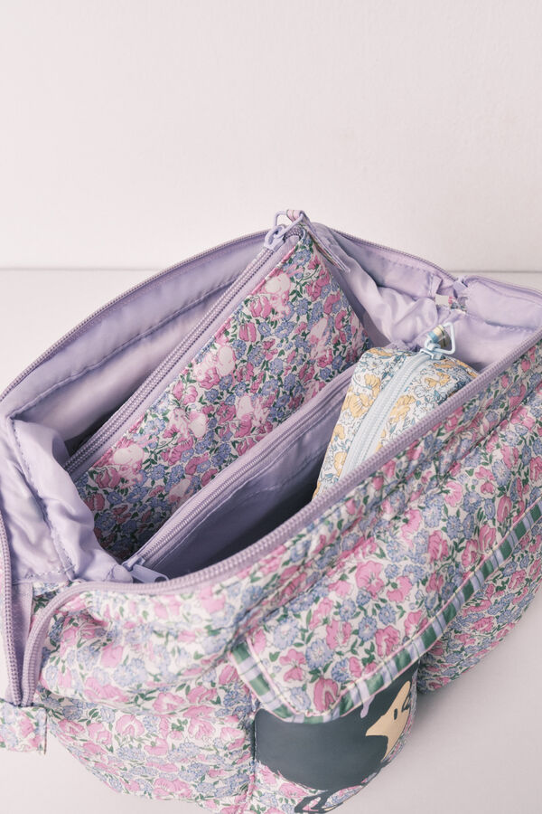 Women'secret Neceser grande de florecitas Mafalda rosa