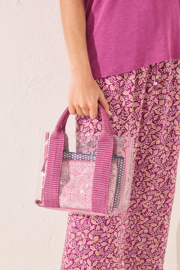 Womensecret Pack de neceseres con estampado multicolor estampado