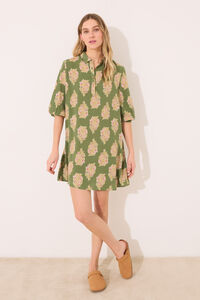 Womensecret Playera de dormir con estampado integral de viscosa estampado