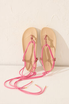 Womensecret Chanclas con tirantes 100% humectables estampado