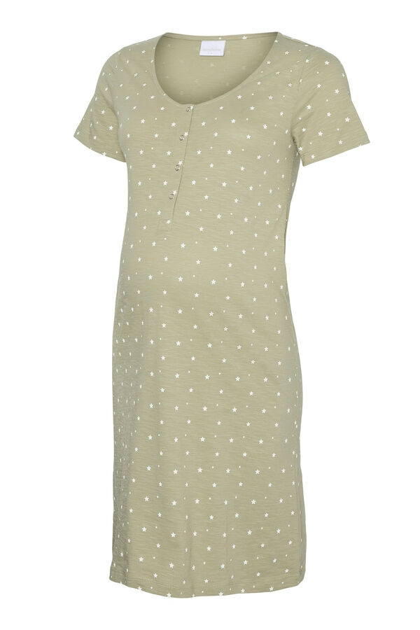 Mamalicious Camisón de premamá y lactancia gris