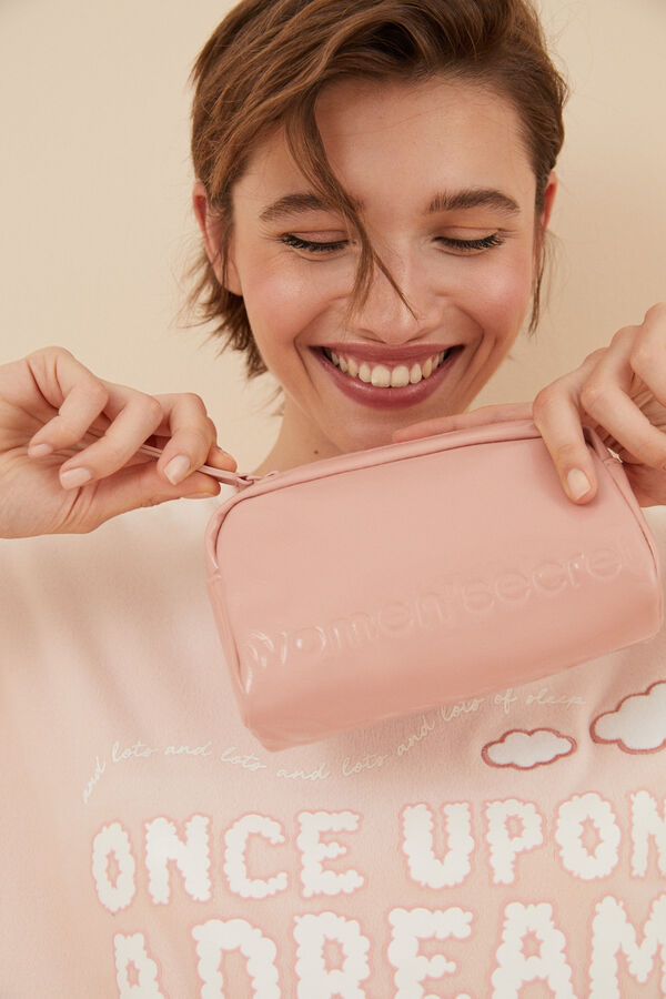 Womensecret Cosmetiquera logo rosa rosa