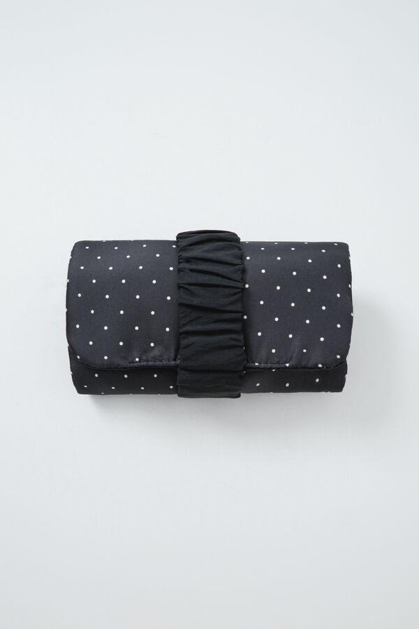 Women'secret Joyero port&aacute;til enrollable negro puntos negro