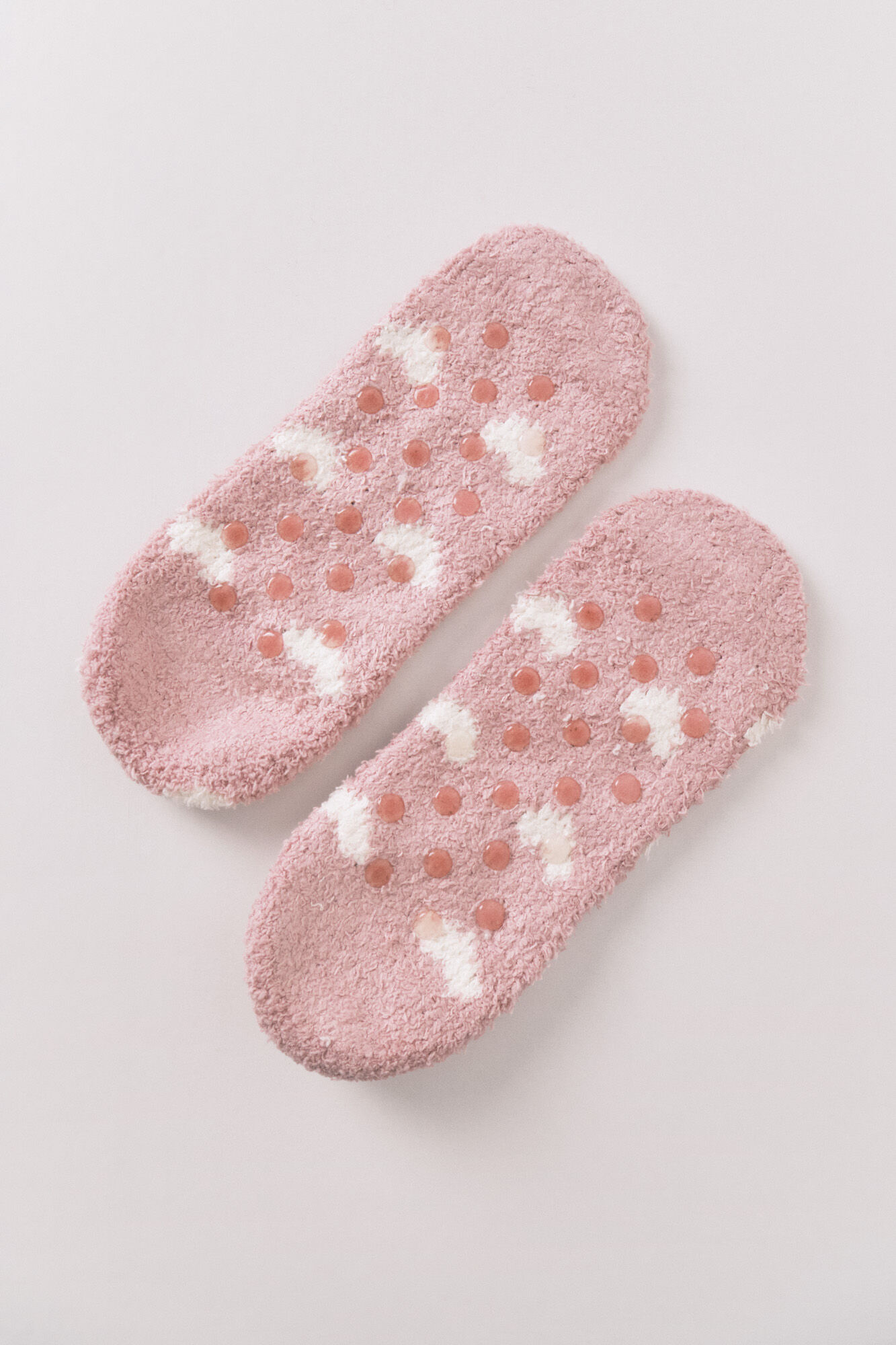 Women'secret Calcetines calcetines con forma de coraz&oacute;n rosa