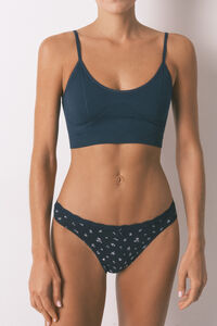 Women'secret Pack 3 panties cl&aacute;sicas de algod&oacute;n, de encaje y con lazo