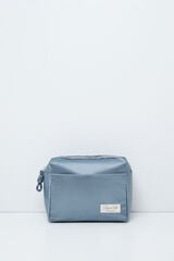 Women'secret Neceser mediano acolchado plateado azul