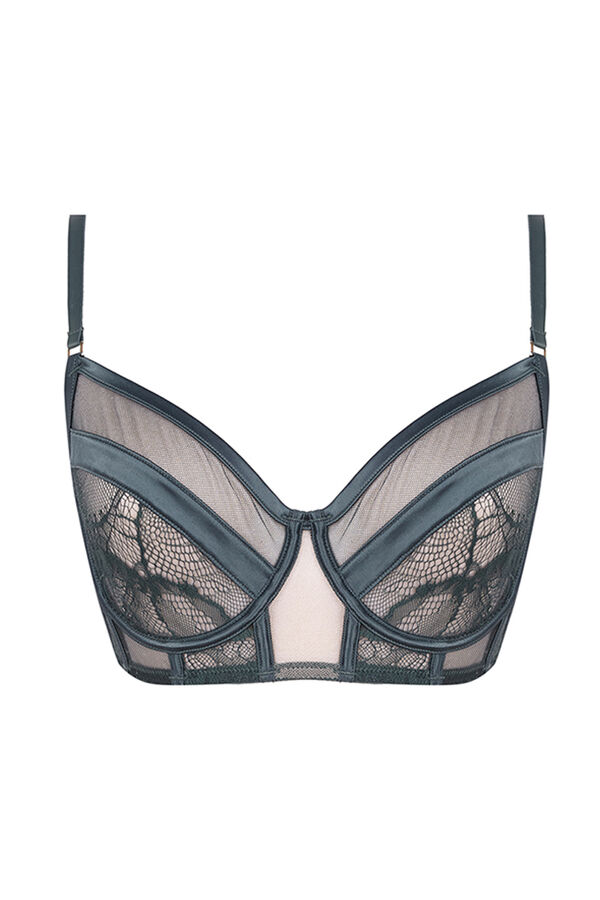 Womensecret INTUITIVE brasier bustier encaje verde verde