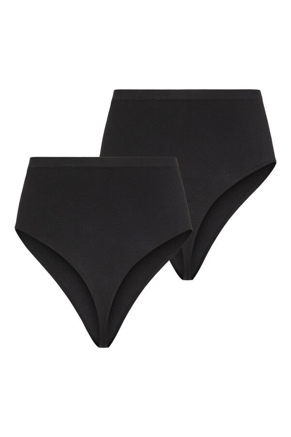 Mamalicious Pack de panties de premamá negro