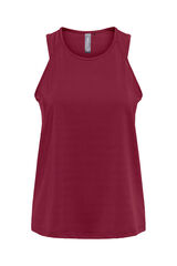 Only Play Playera transpirable de tirantes morado/lila