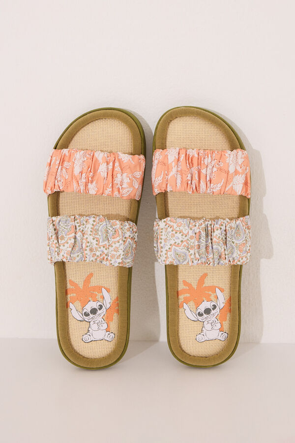Womensecret Pantuflas para casa de Lilo y Stitch estampado