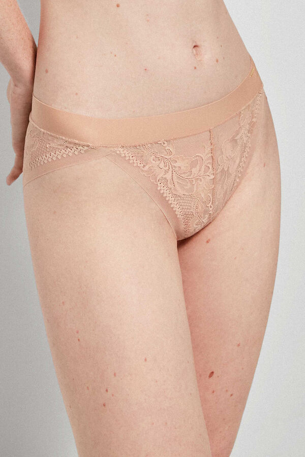 Gisela Panty clásica sin costuras café