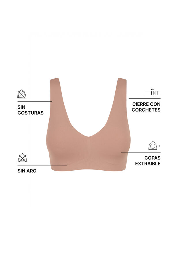 Women'secret Brasier de microfibra toffee DREAMY caf&eacute;