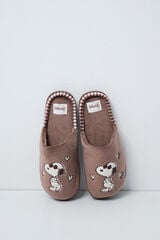 Women'secret Pantuflas Snoopy caf&eacute;