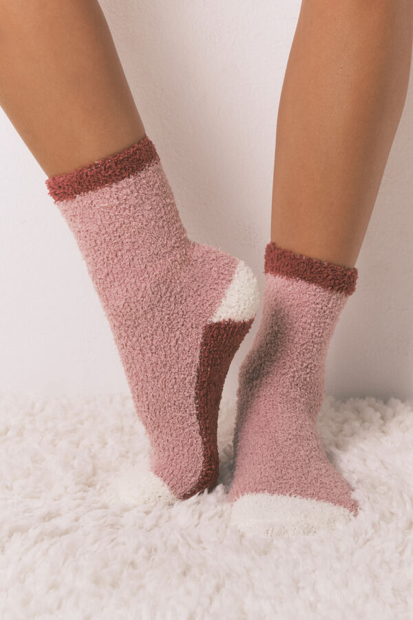 Women'secret Calcetines largos rosas rosa
