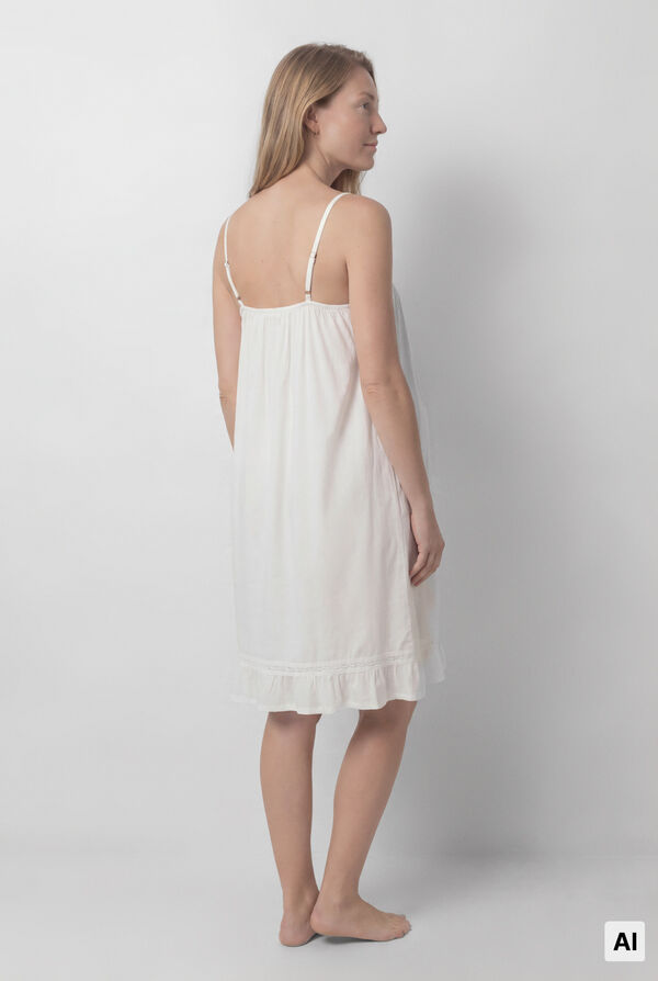 Women'secret Camis&oacute;n maternity de tirantes de algod&oacute;n blanco marfil