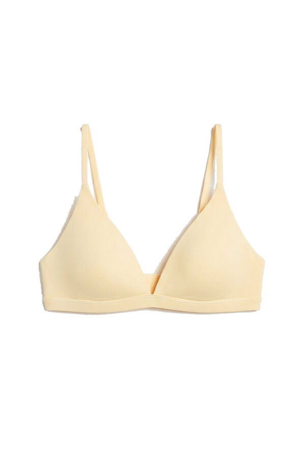 Women'secret Brasier triangular sin costuras amarillo LOVELY amarillo