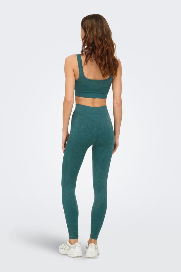 Only Play Brasier sin costuras verde