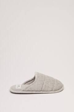 Womensecret Zapatillas casa acolchadas gris gris