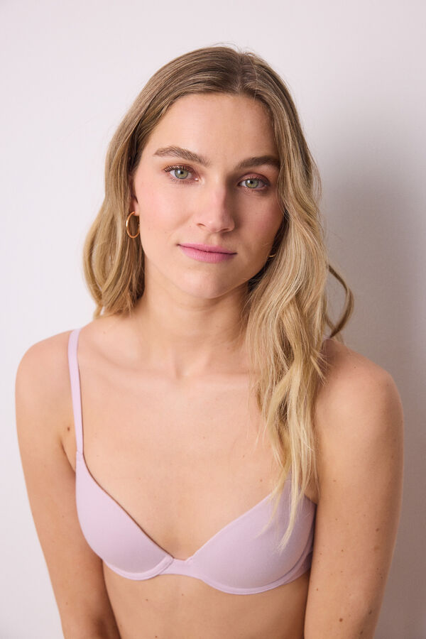 Womensecret Brasier clásico BEAUTIFUL algodón rosa rosa