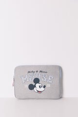 Women'secret Funda para portátil Mickey gris oscuro gris