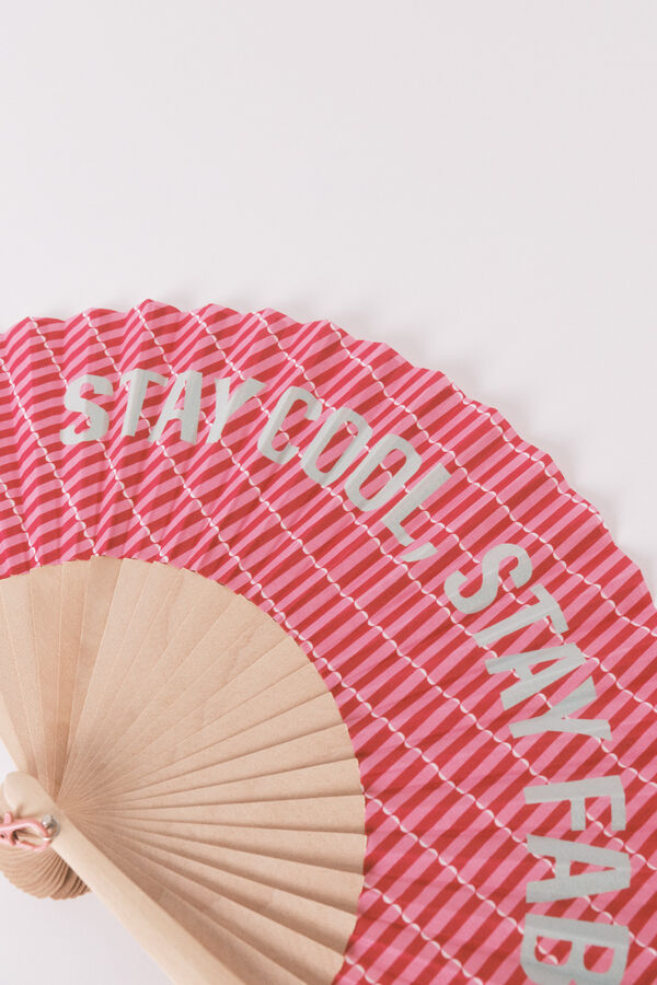 Womensecret Abanico rojo rojo