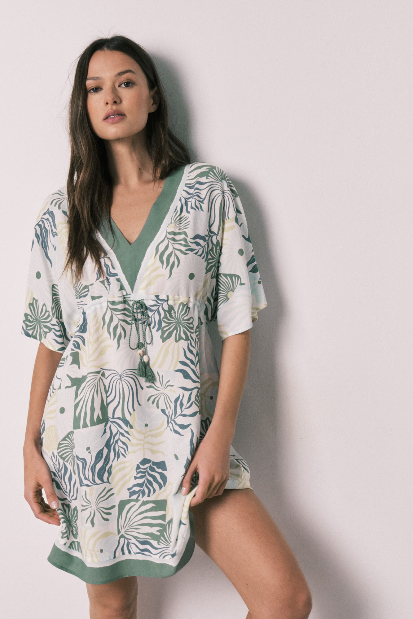 Women'secret Playera de dormir corta estampada