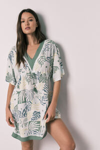 Women'secret Playera de dormir corta estampada