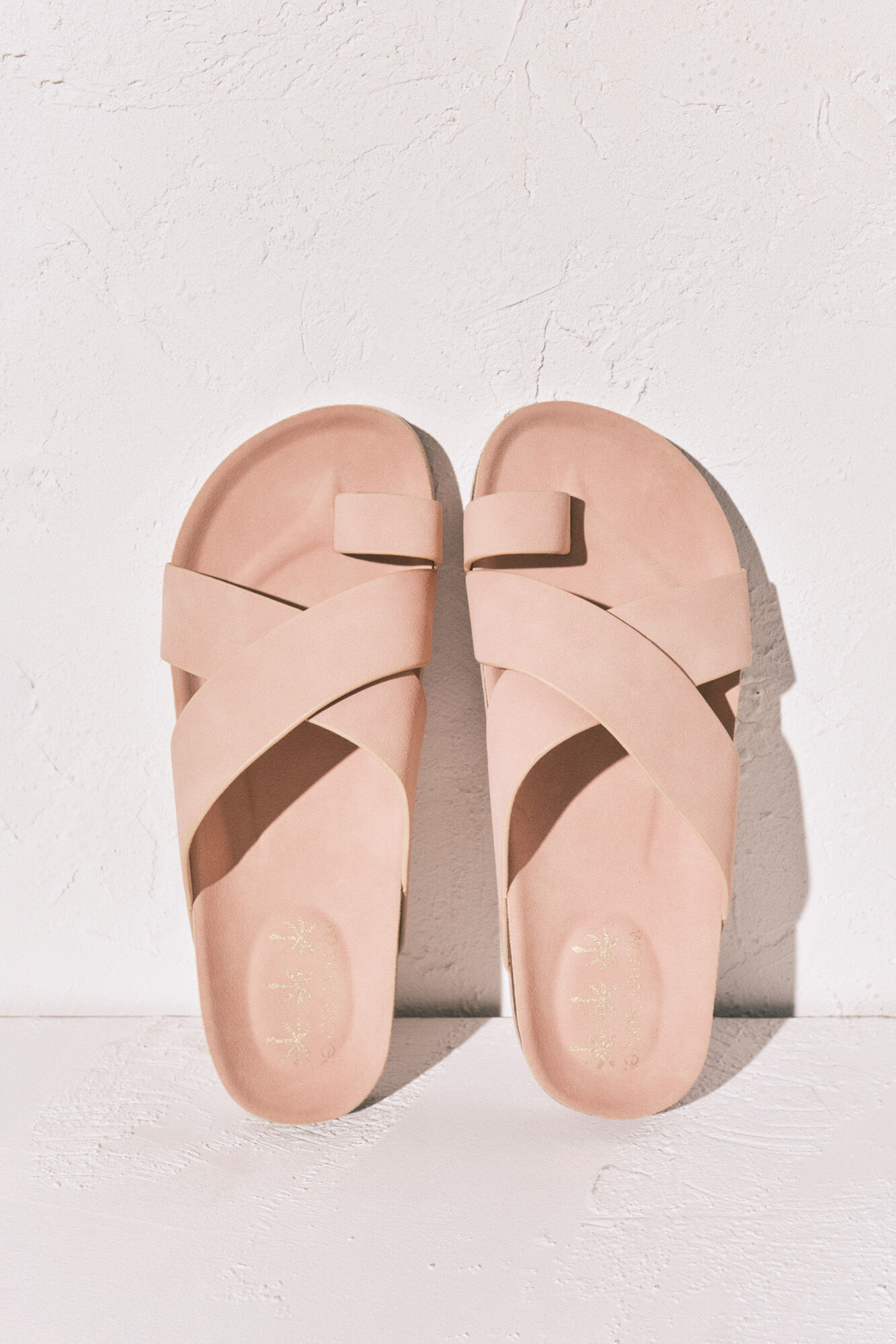 Women'secret Sandalia bio de tiras cruzadas rosa