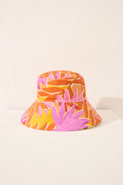 Womensecret Sombrero de algodón con estampado reversible estampado