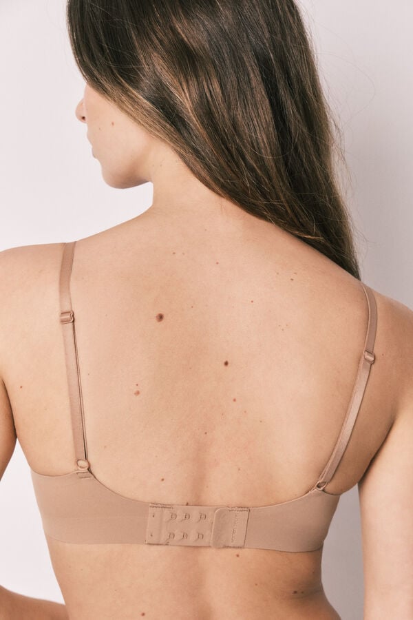 Women'secret NAKED Brasier triangular top toffee  caf&eacute;