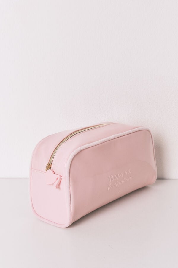 Women'secret Neceser grande charol rosa rosa