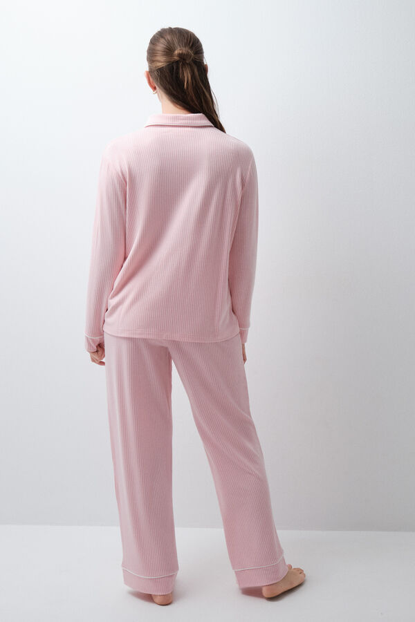 Women'secret Pijama larga camisera Hello Kitty rosa
