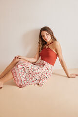 Womensecret Pareo midi estampado étnico estampado
