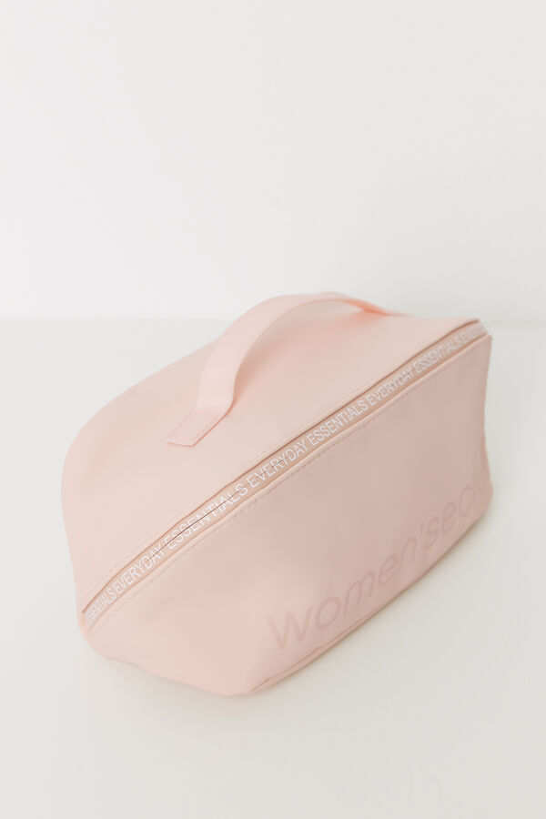 Womensecret Neceser mediano rubber rosa rosa
