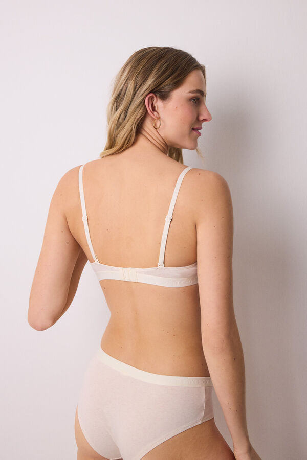 Womensecret Brasier clásico BEAUTIFUL algodón marfil marfil