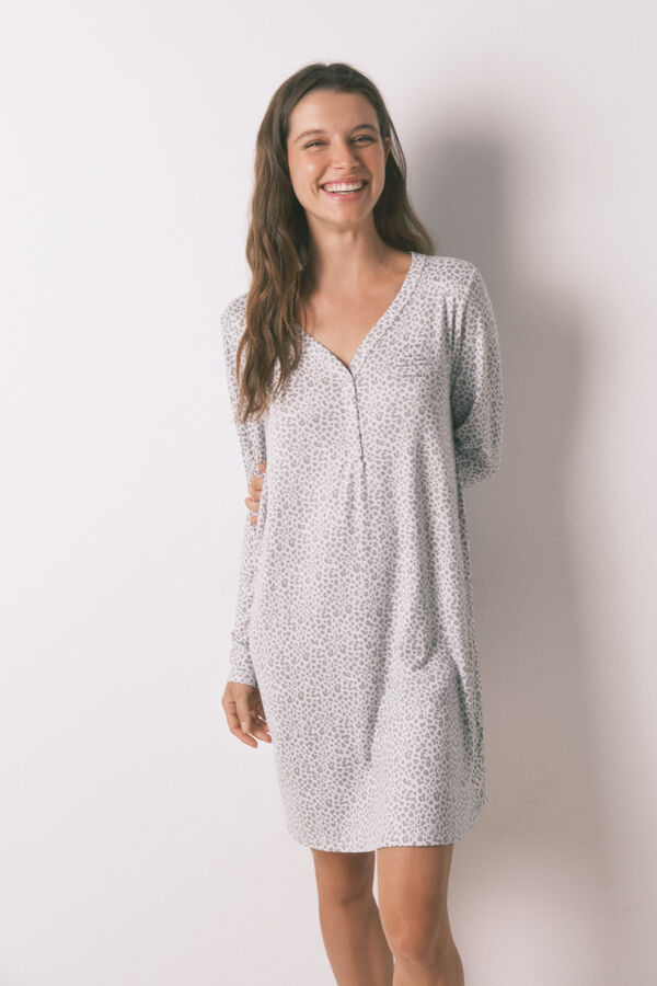 Women'secret camisón corto blanco