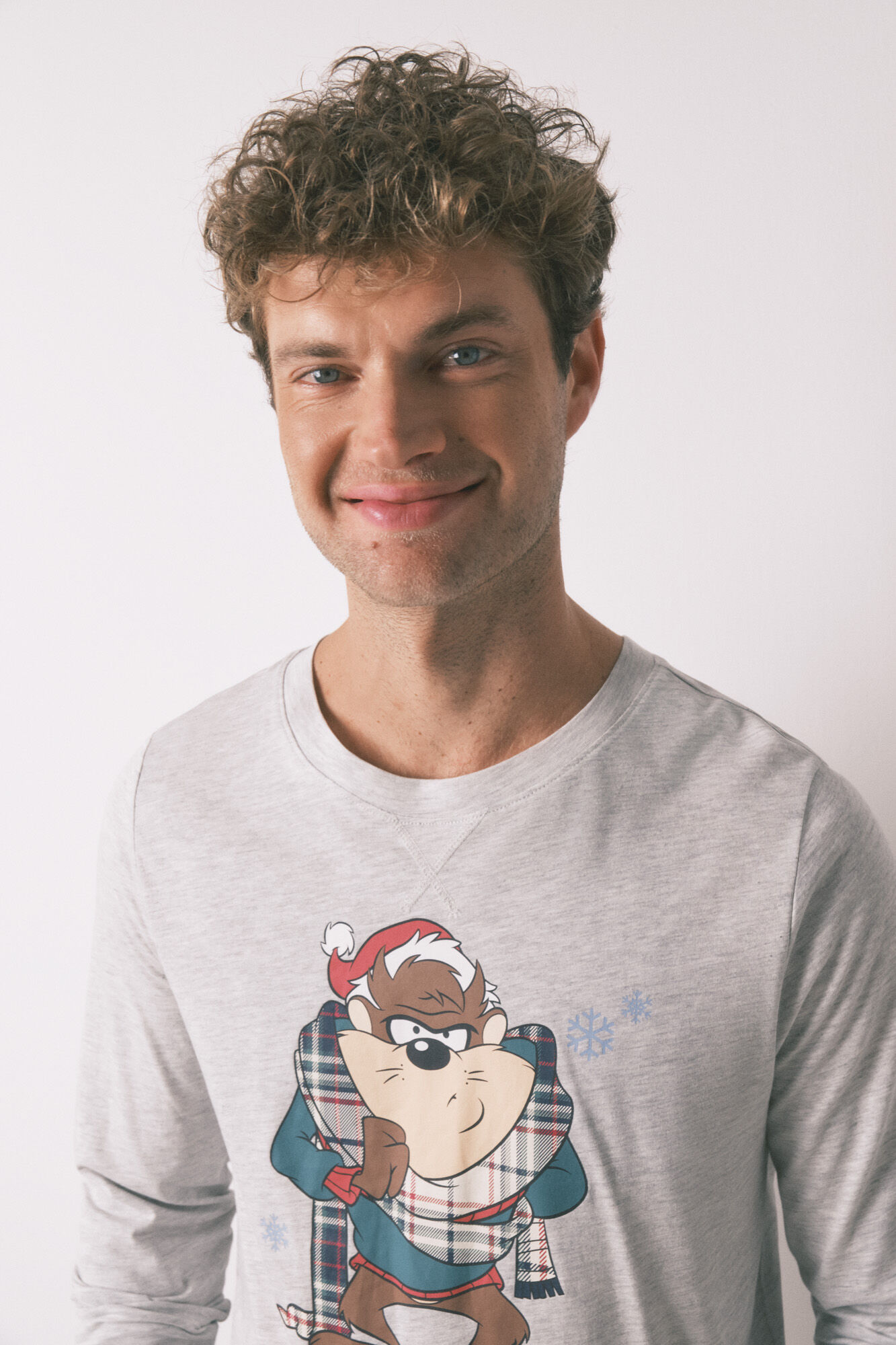 Women'secret Pijama larga de hombre 100% algod&oacute;n "Taz"