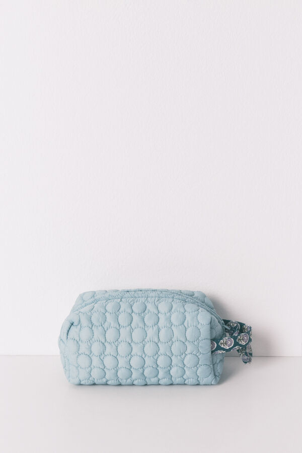 Womensecret Pequeño neceser verde acolchado  verde