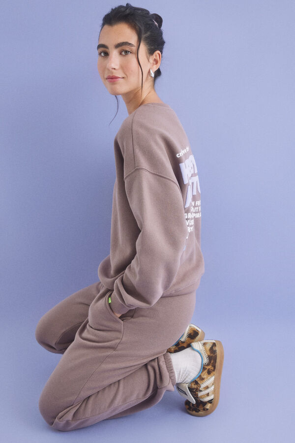 Womensecret Sudadera felpa café logo café