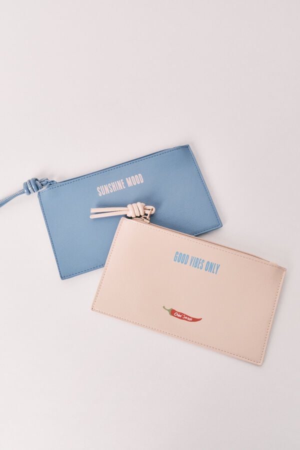 Women'secret Monedero Chlo&eacute; Sucr&eacute;e rosa estampado