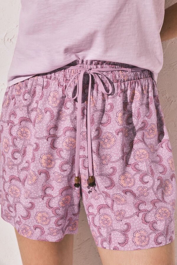 Women'secret Short estampado rosa rosa