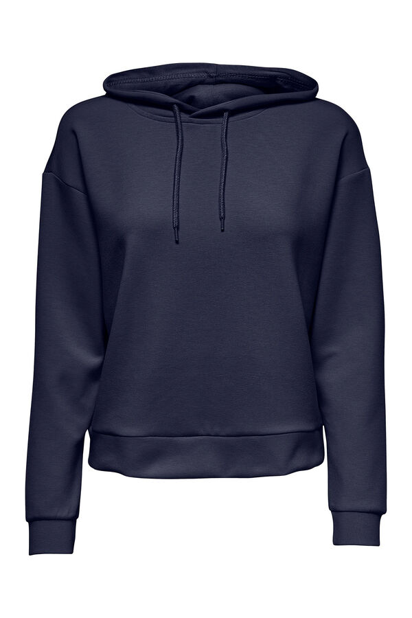 Only Play Sudadera básica con capucha azul
