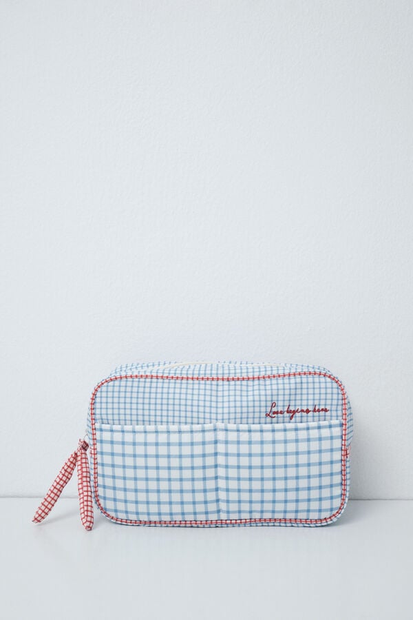 Women'secret Neceser maternity estampado vichy blanco