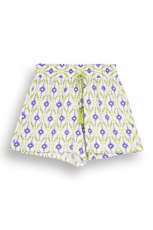 Womensecret Short estampado geométrico ikat estampado